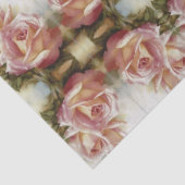Dekoupage der Vintagen Rose Seidenpapier (Detail)