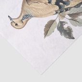 Dekoupage der Vintagen Trauertaube Seidenpapier (Ausschnitt)