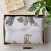 Dekoupage der Vintagen Trauertaube Seidenpapier (Geschenk)