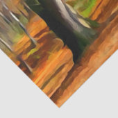 Dekoupage der Waldwasserfarbe Seidenpapier (Detail)