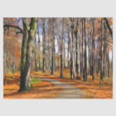 Dekoupage der Waldwasserfarbe Seidenpapier (Vorderseite)