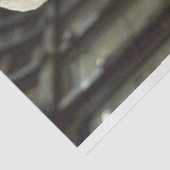 Dekoupage der weißen Maus Pink Rock Suitcase Seidenpapier (Ausschnitt)