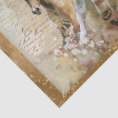 Dekoupage der Wilden Pferde Seidenpapier (Detail)