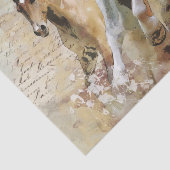 Dekoupage der Wilden Pferde Seidenpapier (Detail)
