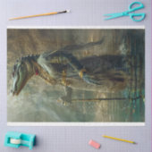 Dekoupage des ägyptischen Alligators Seidenpapier (Basteln)