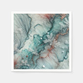 Dekoupage des Alkoholtupfers für Frost Fall Morgen Serviette (Vorderseite)