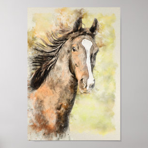 Dekoupage des amerikanischen Saddlebred Horses Poster