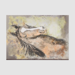 Dekoupage des amerikanischen Saddlebred Horses Seidenpapier