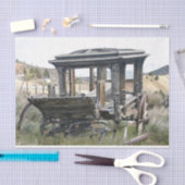 Dekoupage des antiken Hearst-Westerns Seidenpapier (Handwerk)