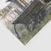 Dekoupage des antiken Hearst-Westerns Seidenpapier (Ausschnitt)