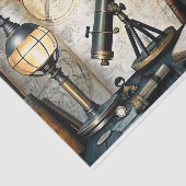 Dekoupage des Astronomen-Studios Globe Telescope Seidenpapier (Ausschnitt)