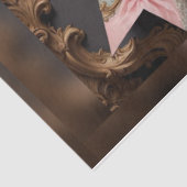 Dekoupage des französischen Pariser Rokoko Bow Seidenpapier (Ausschnitt)