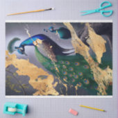 Dekoupage des Golden Peacock Tissue Seidenpapier (Basteln)