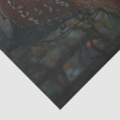 Dekoupage des kleinen Mushroom House Seidenpapier (Detail)