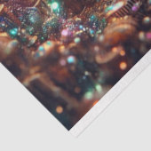 Dekoupage des Magischen Messing-Workshops Seidenpapier (Ausschnitt)