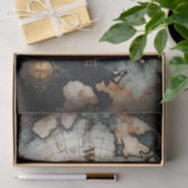 Dekoupage des maritimen Vermächtnisses Seidenpapier (Geschenk)