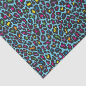 Dekoupage des mehrfarbigen Leopardenmusters Seidenpapier (Ausschnitt)