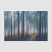 Dekoupage des Misty Forest Path Seidenpapier (Vorderseite)