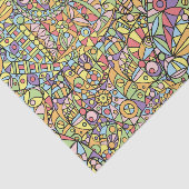 Dekoupage des modernen geometrischen Mosaik-Patchw Seidenpapier (Ausschnitt)