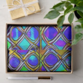 Dekoupage des Pattern-Effekts aus festem Glas Seidenpapier (Geschenk)