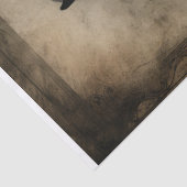 Dekoupage des Schwarzen Pferdes Seidenpapier (Detail)