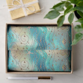 Dekoupage des Starfish Seepferds Seidenpapier (Geschenk)