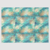 Dekoupage des Starfish Seepferds Seidenpapier (Vorderseite)