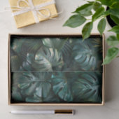 Dekoupage des tropischen grünen Blätterpalms Seidenpapier (Geschenk)