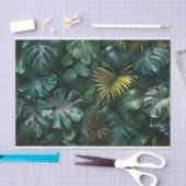 Dekoupage des tropischen grünen Blätterpalms Seidenpapier (Handwerk)