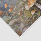 Dekoupage des verzauberten Pilzwaldes Seidenpapier (Ausschnitt)