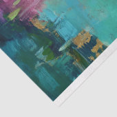 Dekoupage des Wasserlily Pond Seidenpapier (Ausschnitt)