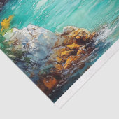 Dekoupage des Whimsical Vintag Nautical Pirate Shi Seidenpapier (Ausschnitt)