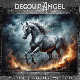 Dekoupage des Wilden Geistes Seidenpapier