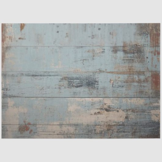 Dekoupage Distressed Light Blue Chip Hintergrund Seidenpapier (Vorderseite)