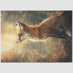 Dekoupage Enchanted Forest Red Fox Serene Seidenpapier