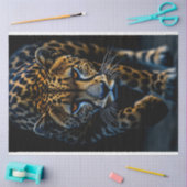 Dekoupage Exotic Leopard Nahe bis digitale Kunst Seidenpapier (Basteln)