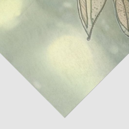 Dekoupage Fairy Child Fantasy with Flügel Seidenpapier (Ausschnitt)