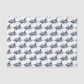 Dekoupage Fighter Jet Militär Seidenpapier (Vorderseite)