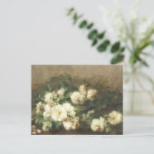 Dekoupage Floral Blume Blume Tissue Paper Postkarte (Stehend Vorderseite)