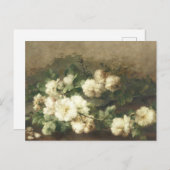 Dekoupage Floral Blume Blume Tissue Paper Postkarte (Vorne/Hinten)