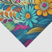 Dekoupage - Folklorekunst-Blume - Gewebepapier Seidenpapier (Detail)