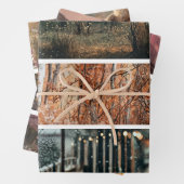 Dekoupage-Fuchs-Wald-Szenen Handsägepaneele Geschenkpapier Set (Beispiel)