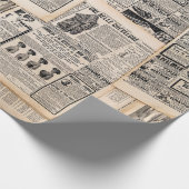 Dekoupage für antike Werbeblätter Geschenkpapier (Ecke)