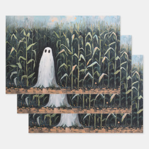 Dekoupage für das Feld Whimsical Ghost Geschenkpapier Set