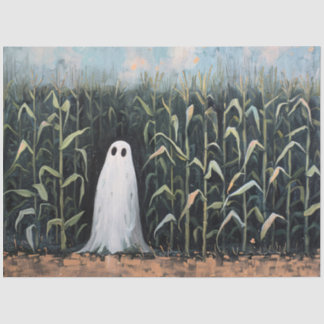 Dekoupage für das Feld Whimsical Ghost Seidenpapier