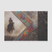 Dekoupage für den industriellen Cowboy Seidenpapier (Vorderseite)