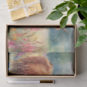 Dekoupage für die Wildblume der Hochlandkuh Seidenpapier (Geschenk)