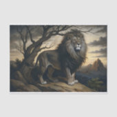 Dekoupage für Regal Lion Möbel Seidenpapier (Vorderseite)