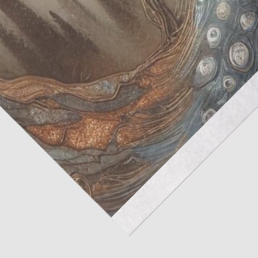 Dekoupage-Geschenkpapier für Pfauengewebe Seidenpapier (Ausschnitt)