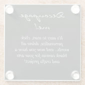 Dekoupage Glasuntersetzer (Rückseite)